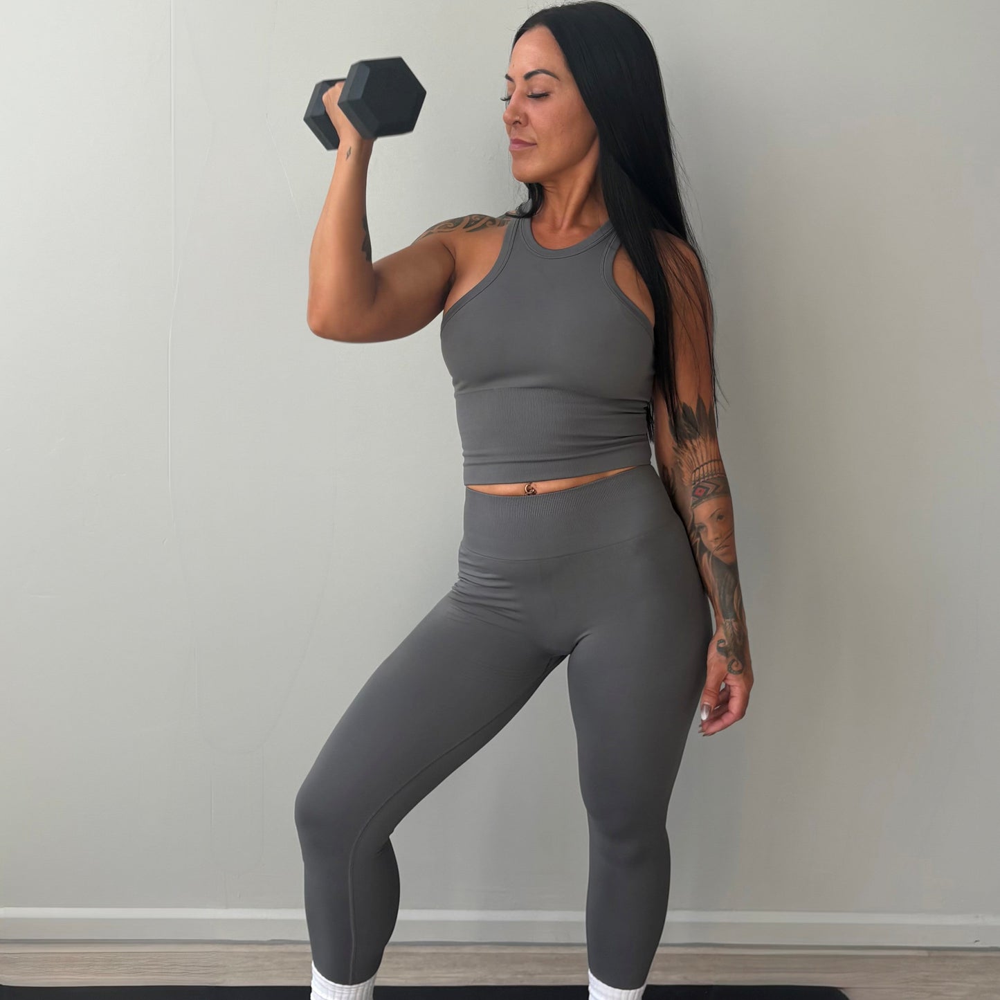 The Marleigh Legging - Clouded Grey